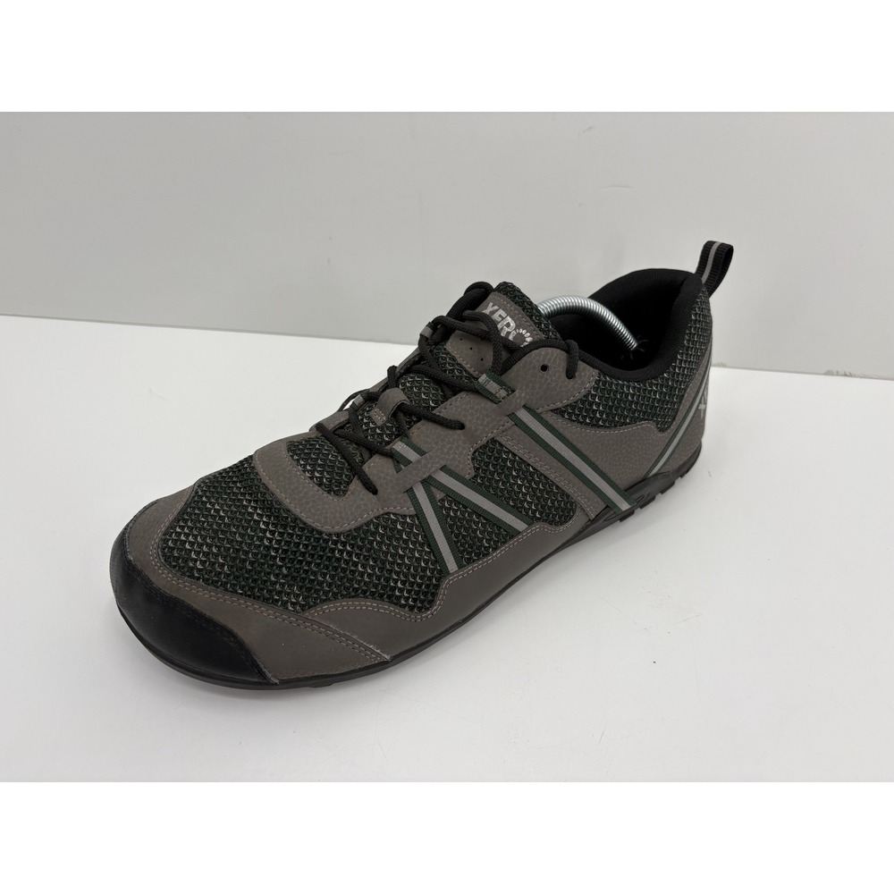 Xero Shoes Men's Terraflex II Gray Green Minimalist Barefoot Hiking Running, 14